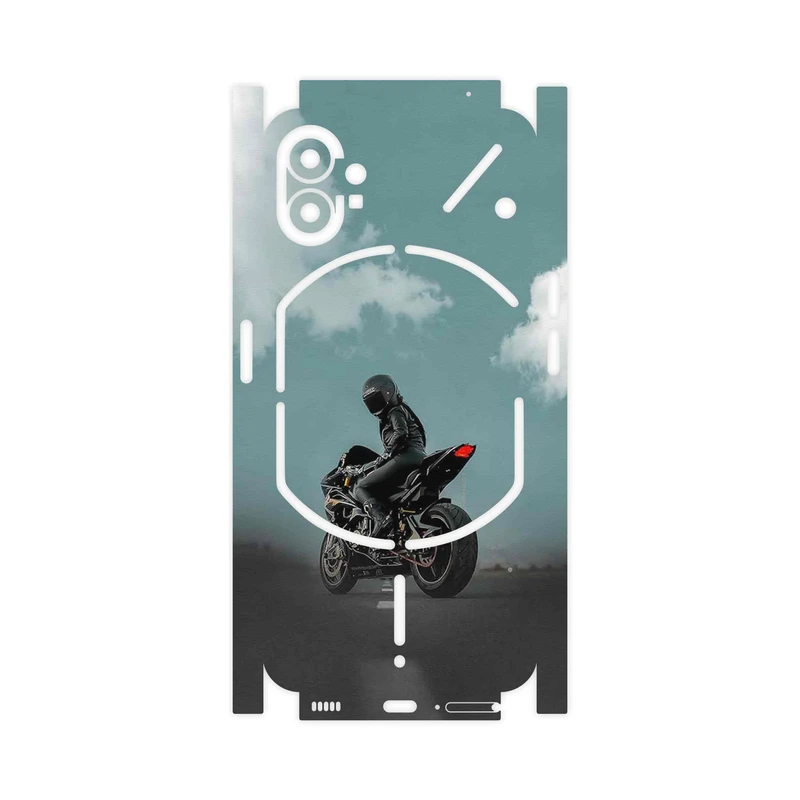 برچسب پوششی ماهوت مدل Motorcycling-FullSkin مناسب برای گوشی موبایل ناتینگ Phone 1