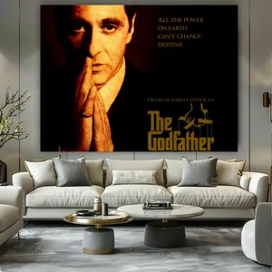 تابلو بوم طرح مخمل گادفادر مدل آل پاچینو کد FP104876