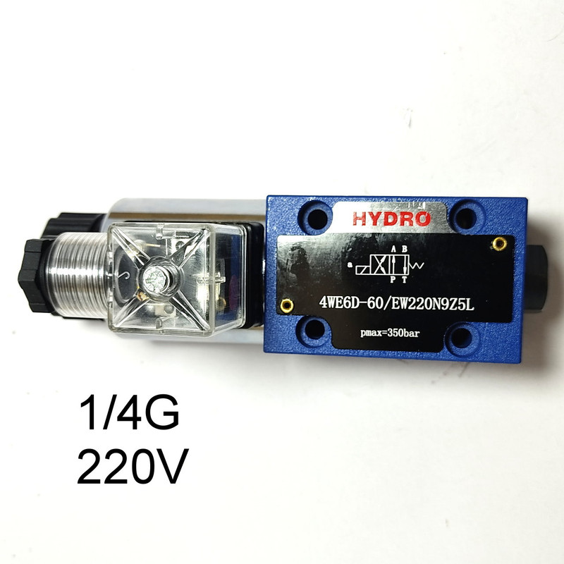 شیر برقی هیدرولیک هیدرو مدل 4WE6D-60/EW220N9Z5L-220 شیر برقی هیدرولیک هیدرو مدل 4WE6D-60/EW220N9Z5L-220