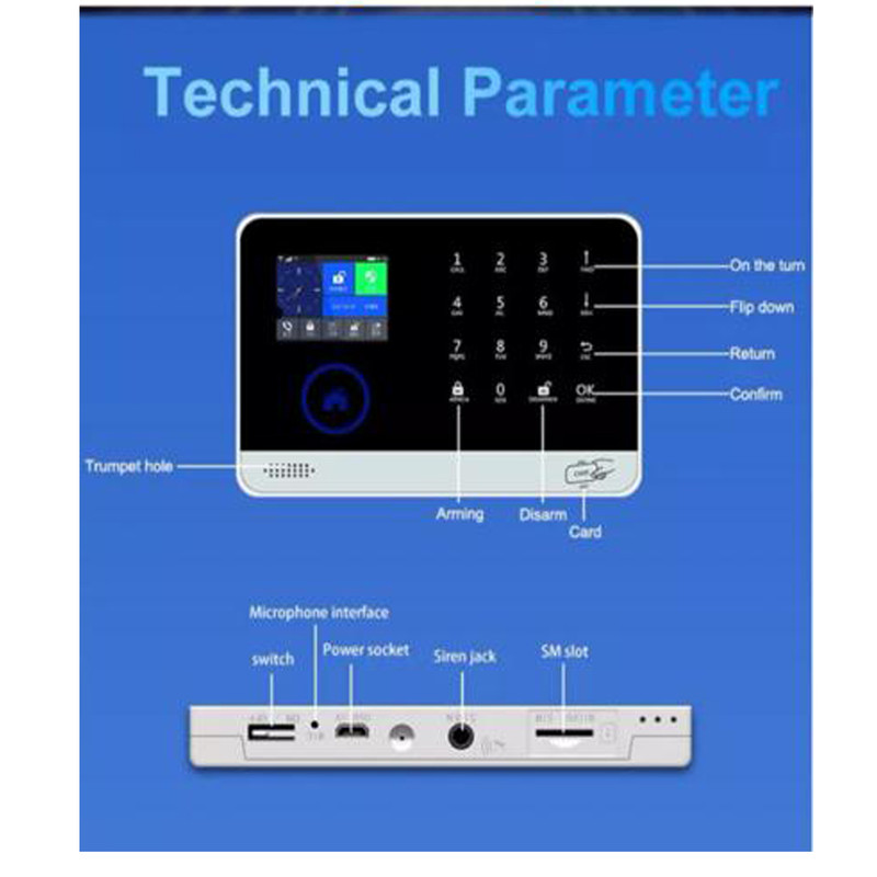 سیستم دزدگیر سیم کارتی کیو وای اچ مدل NH-550