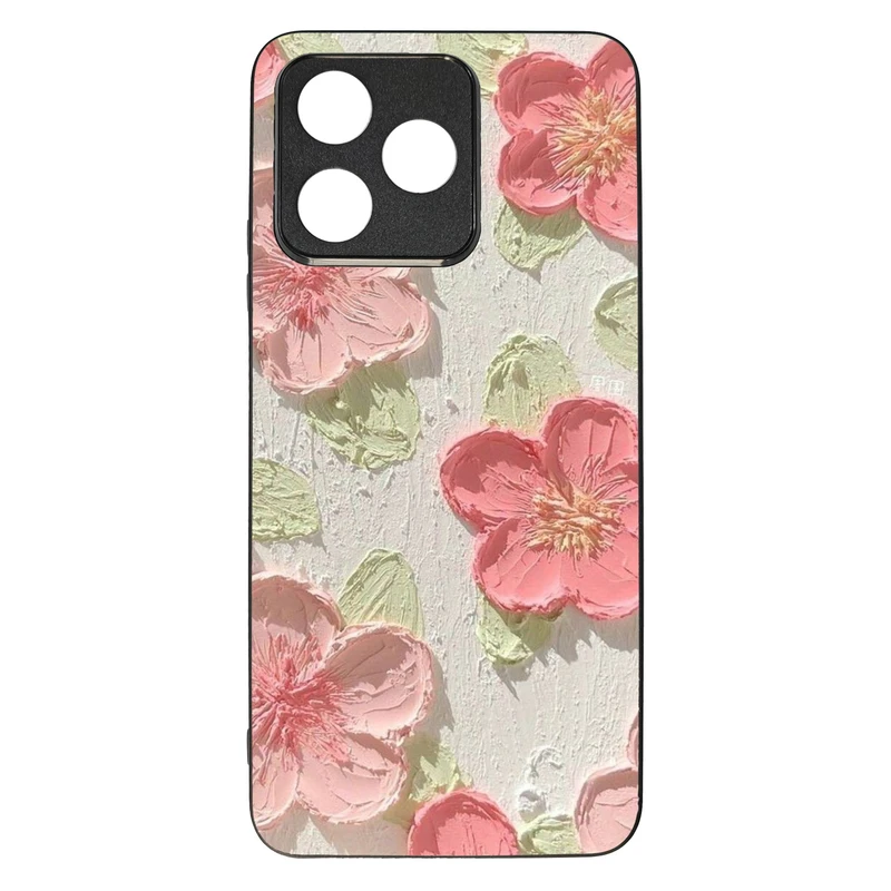 کاور قاب گارد گوشی طرح گل کد TPU-282 مناسب برای گوشی موبایل ریلمی C53