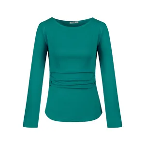 بلوز آستین بلند یقه قایقی زنانه سرژه مدل 243121