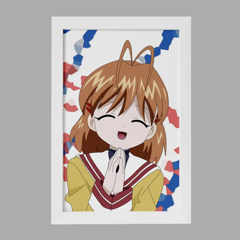 تابلو خندالو مدل ناگیسا انیمه کلند Clenned  کد 22410