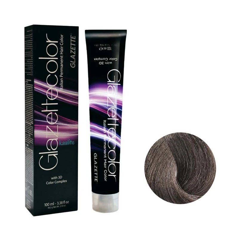 رنگ مو گلازت شماره N5 حجم 100 میلی لیتر رنگ قهوه ای روشن