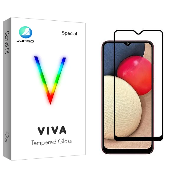 محافظ صفحه نمایش سرامیکی جانبو مدل Viva مناسب برای گوشی موبایل سامسونگ Galaxy A02s