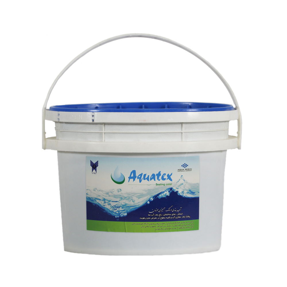 عایق رنگی آکوارزین مدل Aquatex وزن 3.5 کیلوگرم