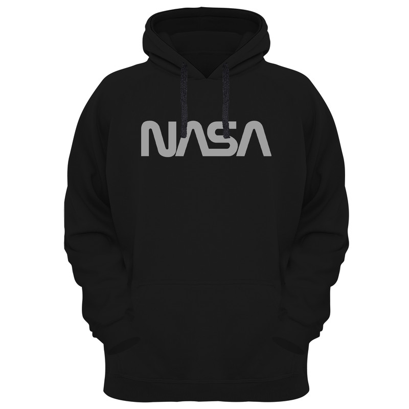 هودی مردانه مدل NASA کد BH005 رنگ مشکی