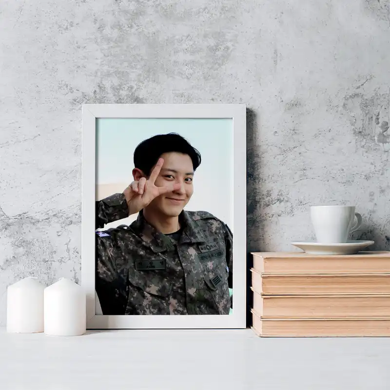 تابلو خندالو مدل چانیول گروه اکسو EXO کد 16842