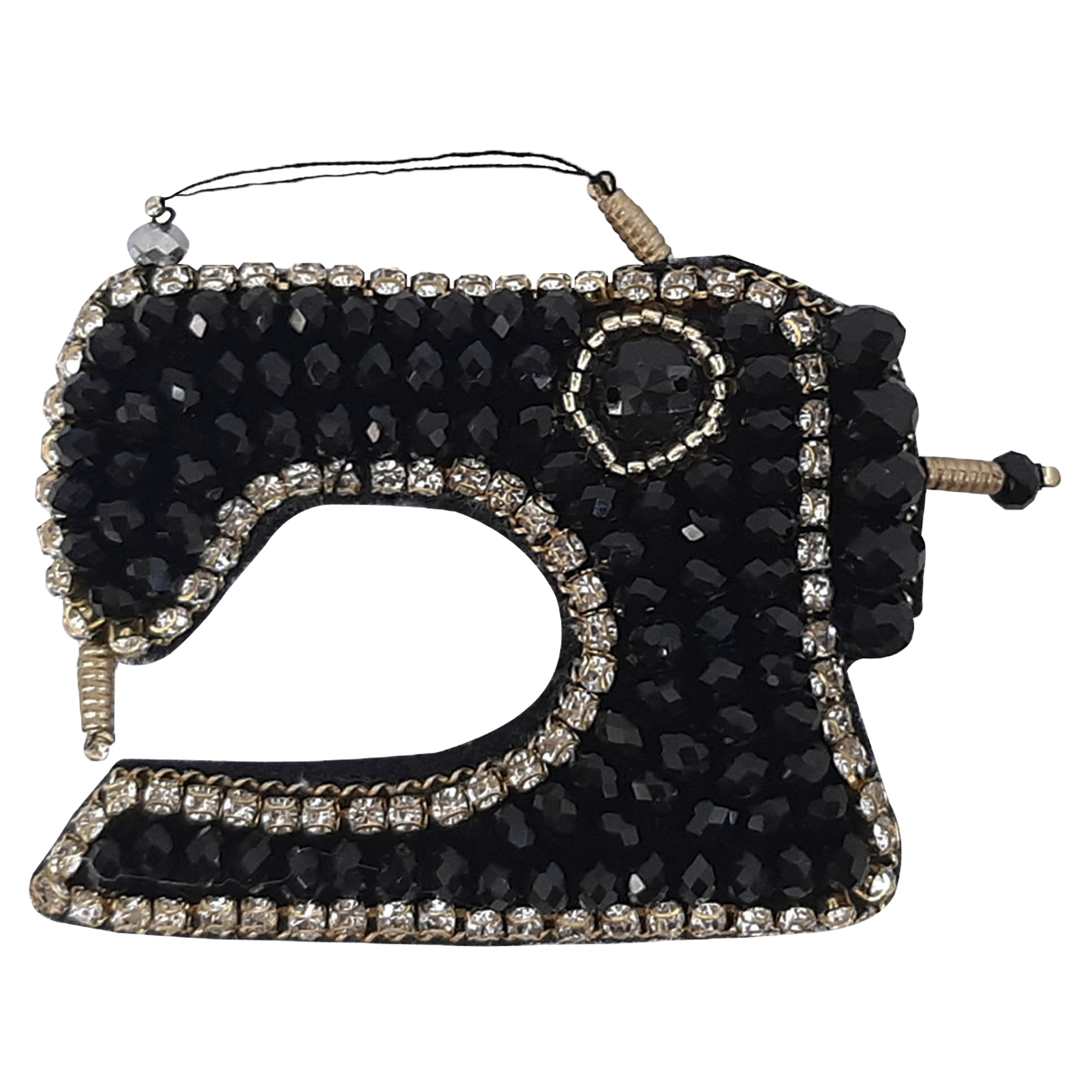 سنجاق سینه زنانه مدل چرخ خیاطی کد 68