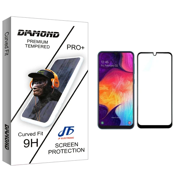 محافظ صفحه نمایش جی اف مدل Diamond glass مناسب برای گوشی موبایل سامسونگ Galaxy A10