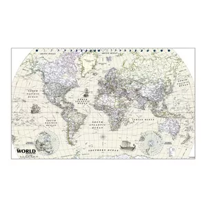نقشه جهان انتشارات گیتاشناسی نوین کد L1002