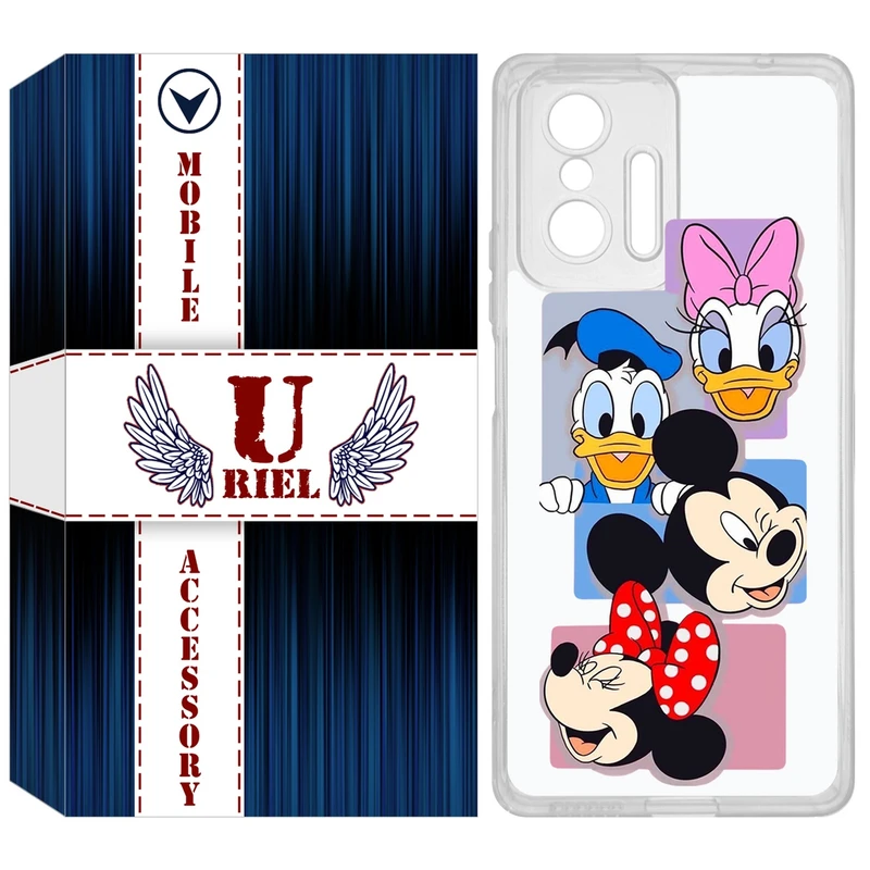 کاور یوریل مدل Clear کد 5 طرح عروسکی مناسب برای گوشی موبایل شیائومی 11T / 11T Pro