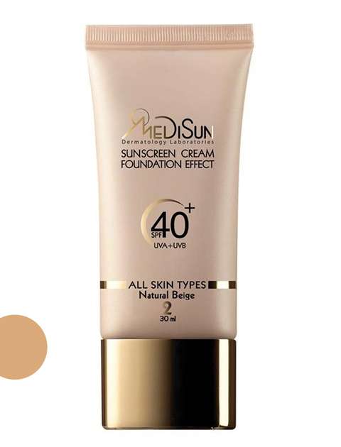 کرم ضد آفتاب رنگی مدیسان SPF40 شماره 2 مناسب انواع پوست حجم 30 میلی لیتر