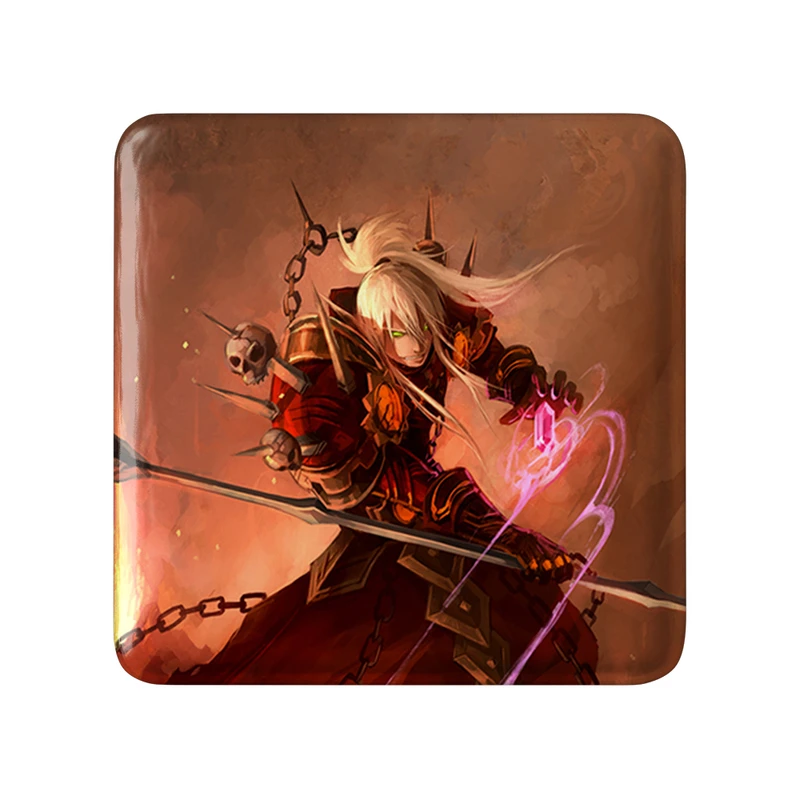 مگنت خندالو طرح بازی دنیای وارکرفت (World of Warcraft) مدل مربعی کد 31831