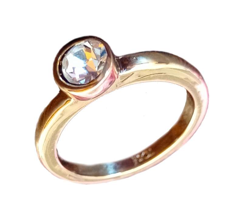 انگشتر زنانه تاش مدل تک نگین