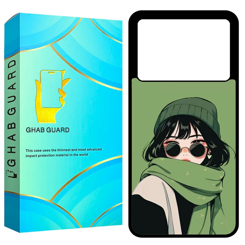 کاور قاب گارد طرح دختر مدل GCHPK70P مناسب برای گوشی موبایل شیائومی Redmi K70 Pro 5G / Poco F6 Pro