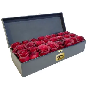 جعبه گل رز هلندی کلبه گل سن سون مدل BX-22073