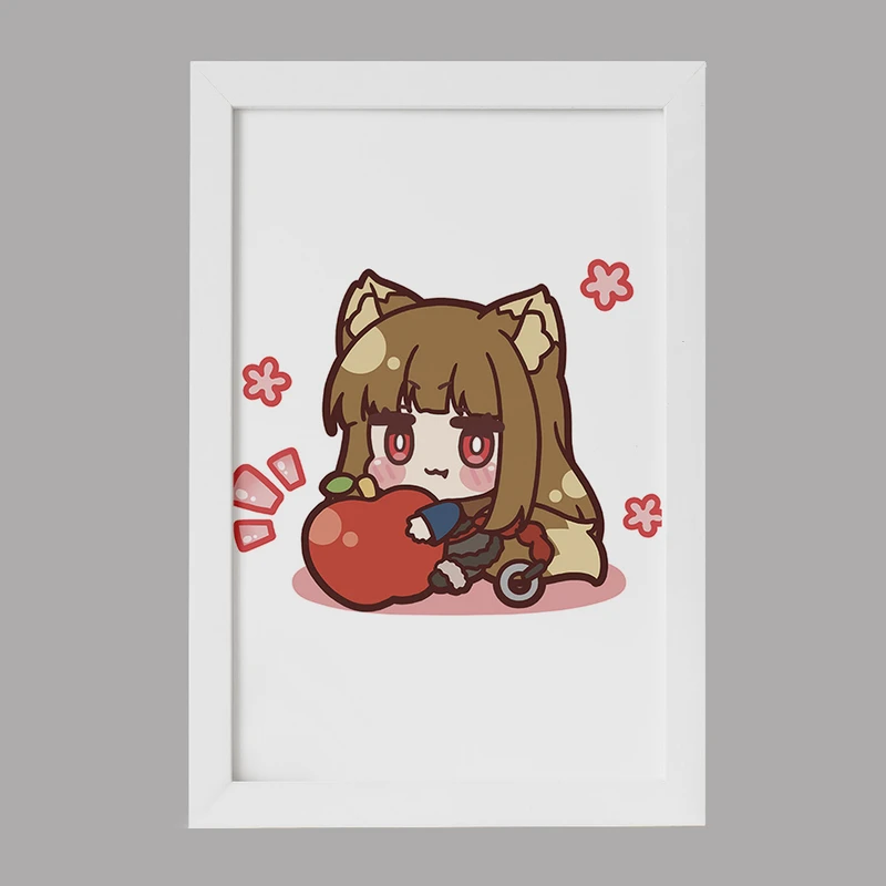 تابلو خندالو مدل هولو انیمه ادویه و گرگ کد 36166