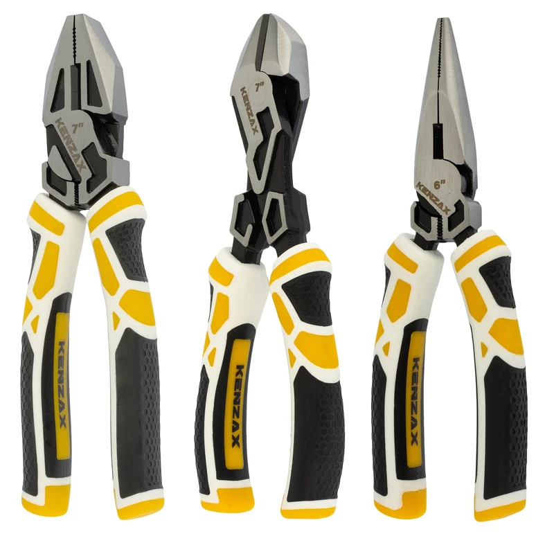 انبردست و انبر دمباریک و انبر سیم چین کنزاکس مدل تایگر پلاس 776