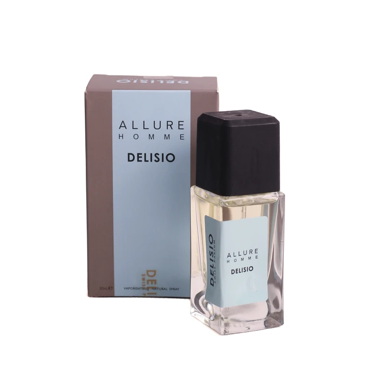 ادو پرفیوم مردانه دلیسیو مدل Allure Homme با رایحه خنک حجم 30 میلی لیتر