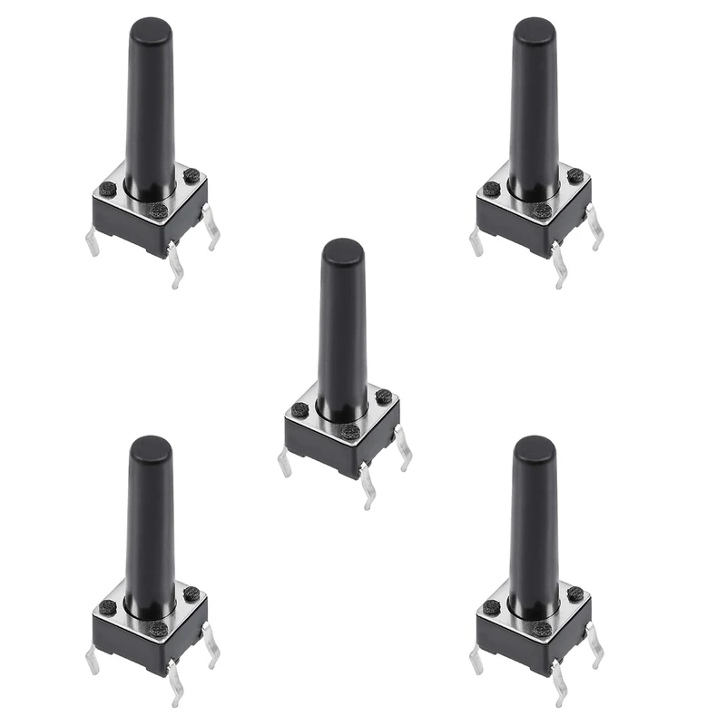 میکرو سوئیچ مدل Vertical-6×6×18-4P بسته 5 عددی