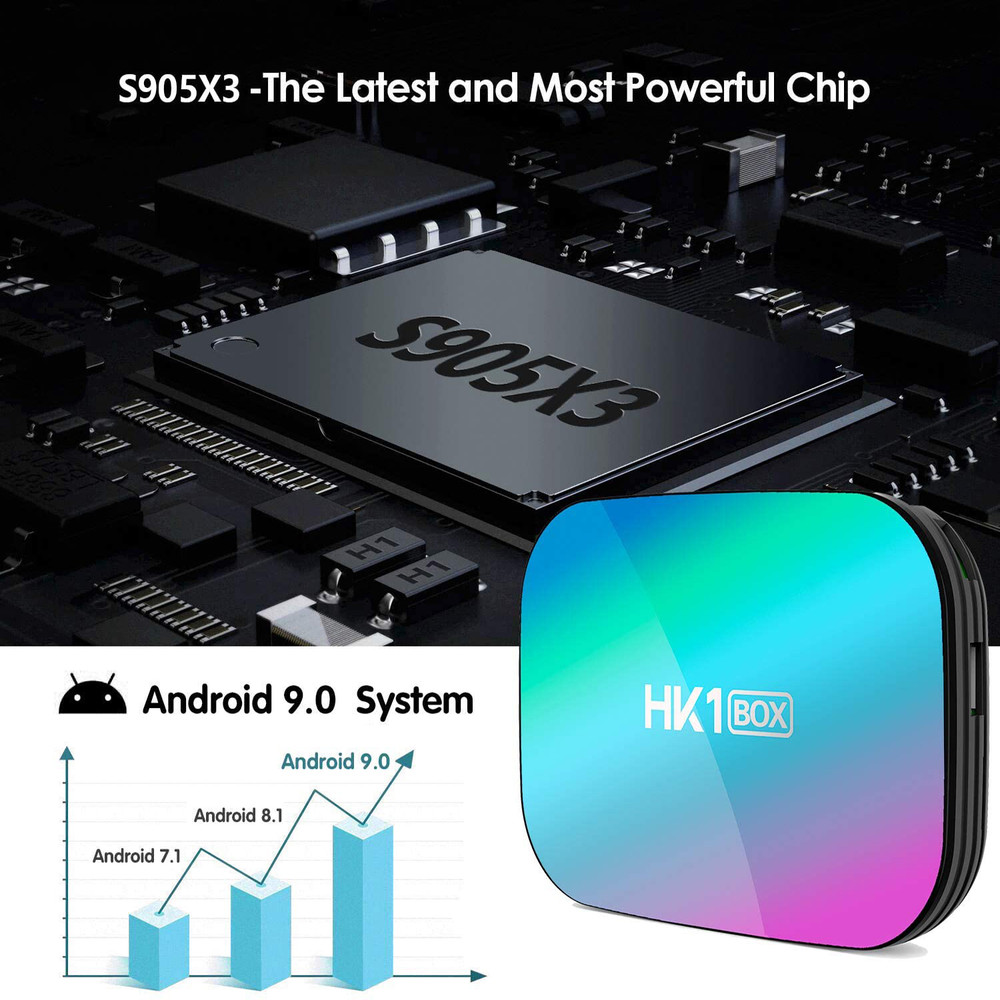 اندروید باکس اچ کی وان مدل HK1 BOX 8K 4/64GB