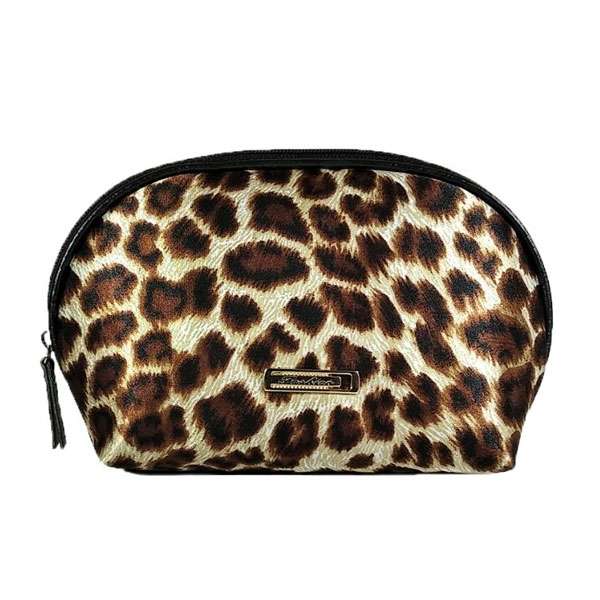 کیف لوازم آرایش زنانه مدل فشن پلنگی
