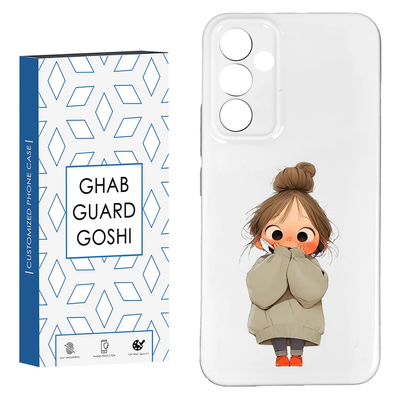 کاور قاب گارد گوشی طرح فانتزی دختر ملوس  کد HARD-013   مناسب برای گوشی موبایل سامسونگ GALAXY A14