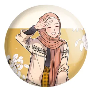 پیکسل خندالو طرح دخترانه باحجاب کد 25998 مدل بزرگ