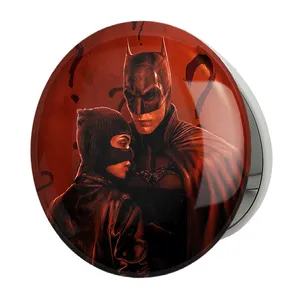 آینه جیبی خندالو طرح بتمن Batman مدل تاشو کد 25829 