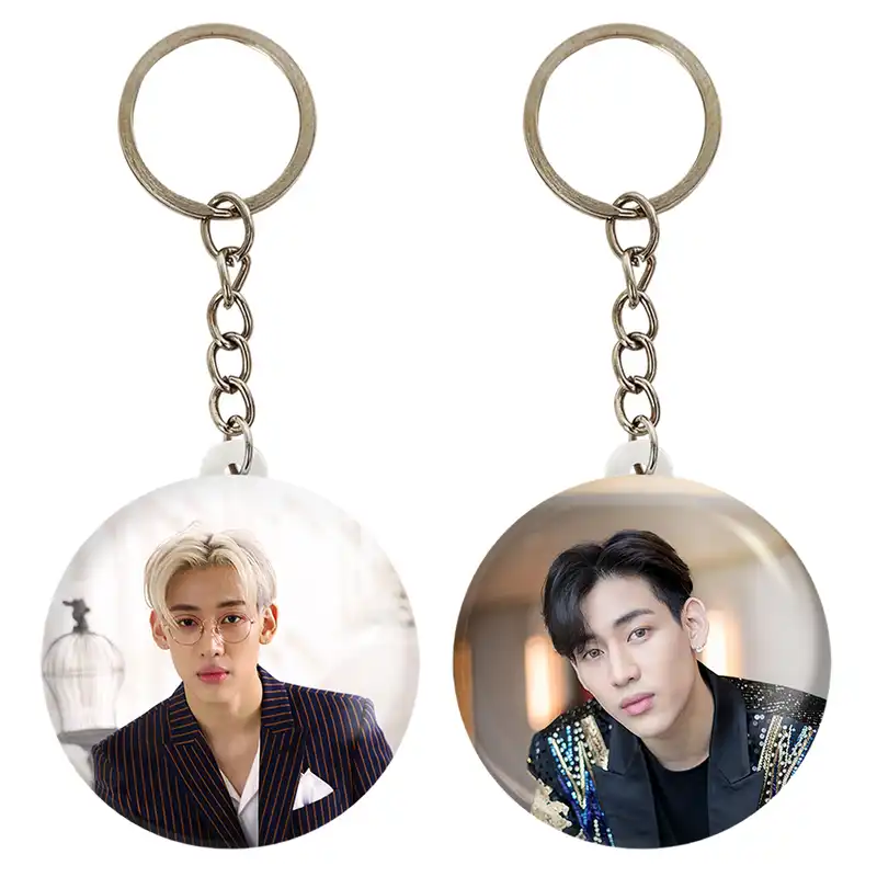 جاکلیدی خندالو مدل بم بم گروه گات سون GOT7 کد 2093020923 مجموعه 2 عددی