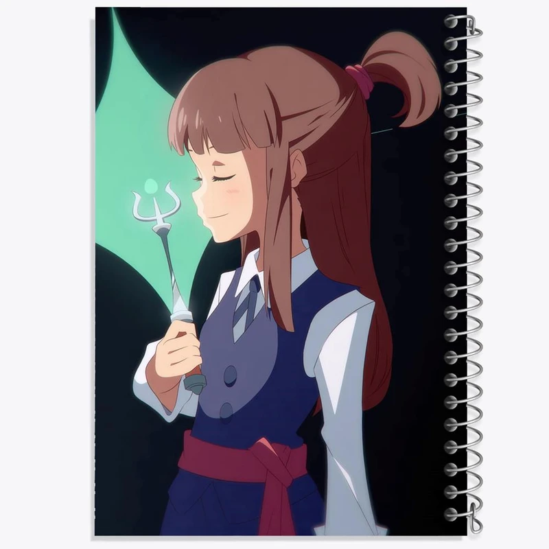 دفتر نقاشی 50 برگ خندالو مدل اکو انیمه جادوگران کوچک Little Witch Academia کد 22861