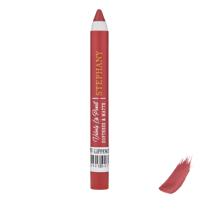 رژ لب مدادی استفانی مدل velvety شماره 201