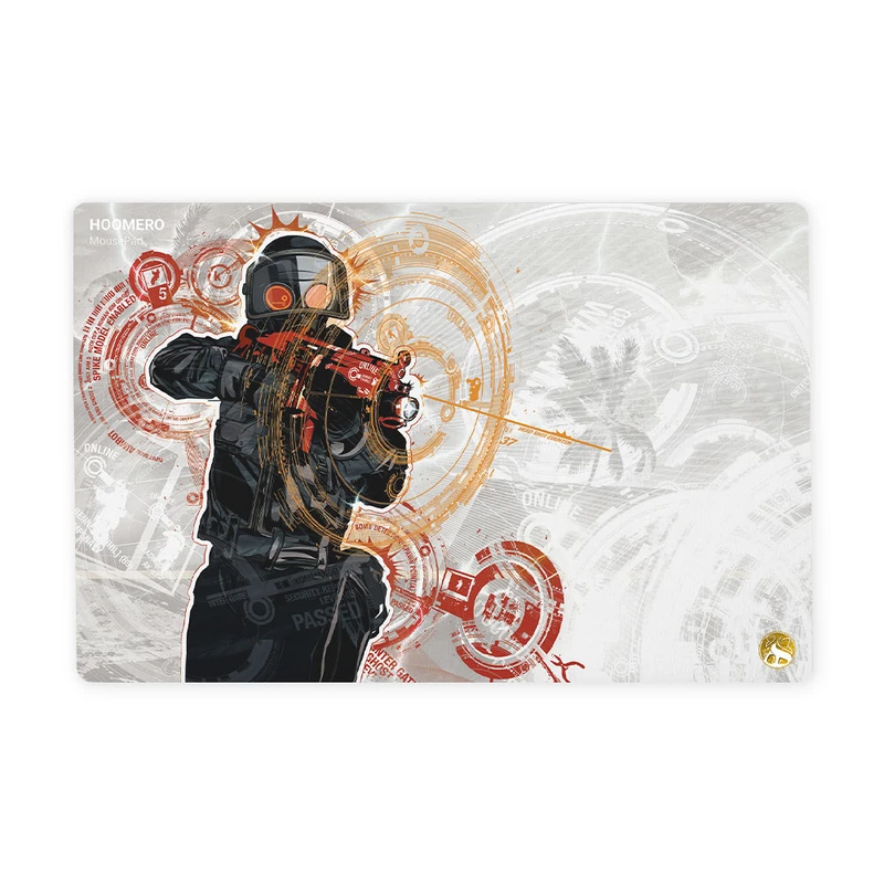 ماوس پد هومرو مدل ML505-SIZE2437 طرح بازی کانتر استریک