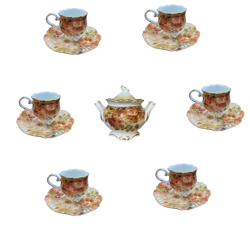 ست فنجان و نعلبکی 13پارچه لمونژ مدل 0131