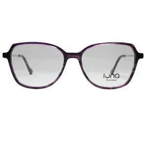 فریم عینک طبی گرد زنانه لونا مدل 7065 مناسب برای انواع فرم صورت