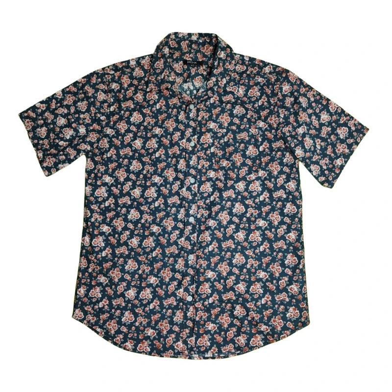 پیراهن آستین کوتاه یقه برگردان مردانه آر دی اکس مدل کوروش