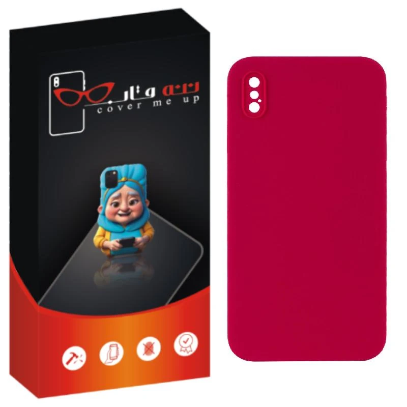 کاور ننه قاب مدل سیلیکونی پاک کنی مناسب برای گوشی موبایل اپل iPhone XS Max