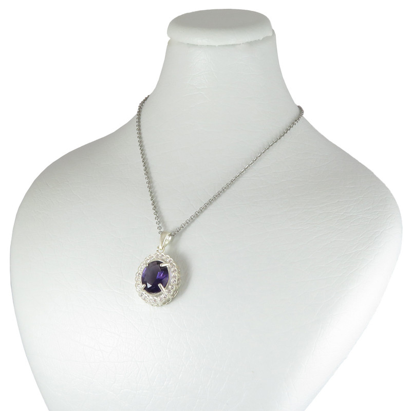 گردنبند نقره زنانه مدل AV179N-S12 C4