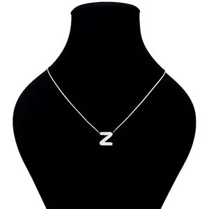 گردنبند مدل حرف Z پفکی
