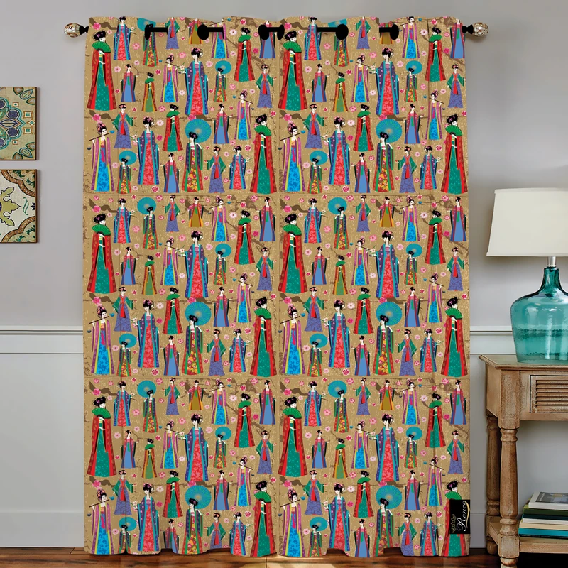 پرده رنس مدل C4-50157 سایز 190x140 سانتی متر