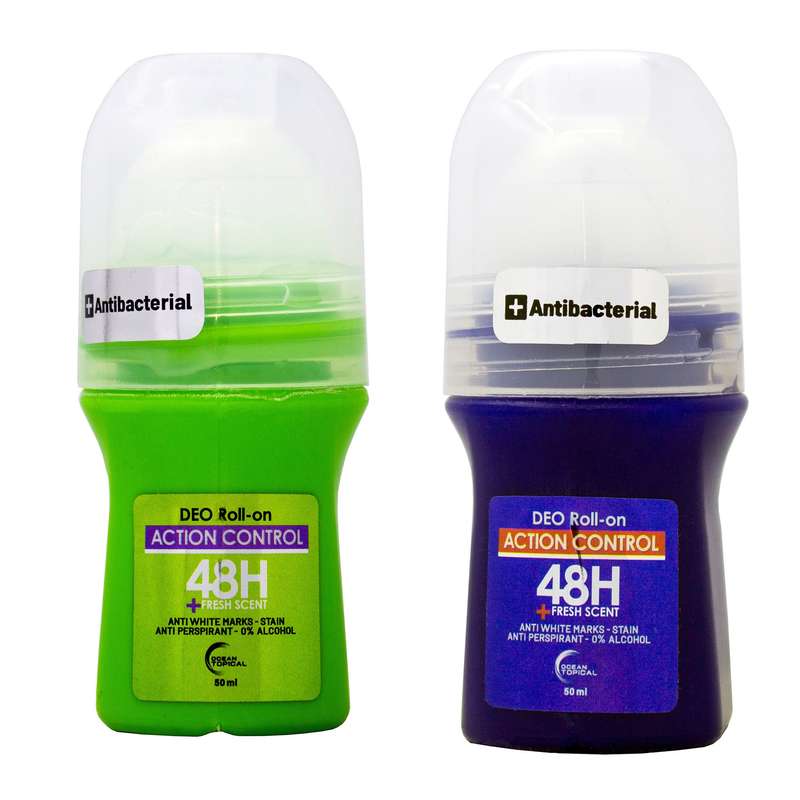 رول ضد تعریق اوشن تاپیکال مدل PHOSPHOR ICE FRESH - ALGODON حجم 50 میلی لیتر مجموعه 2 عددی رول ضد تعریق اوشن تاپیکال مدل PHOSPHOR ICE FRESH - ALGODON حجم 50 میلی لیتر مجموعه 2 عددی
