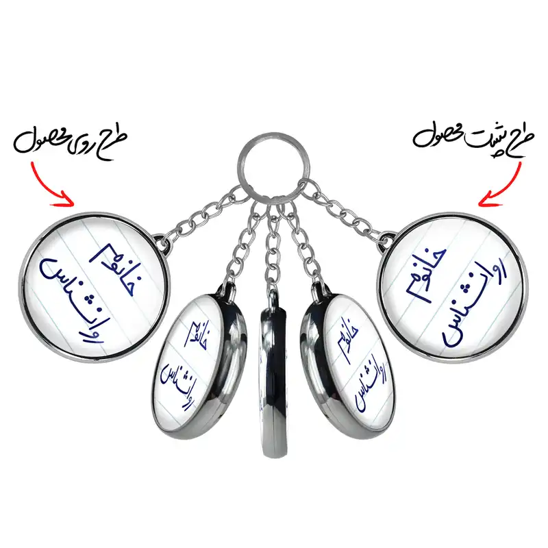 جاکلیدی خندالو طرح خانوم روانشناس مدل دوطرفه کد 65956595