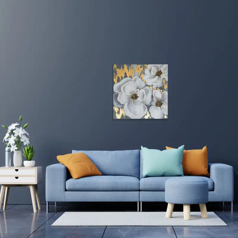 تابلو نقاشی ورق طلا مدل SR14