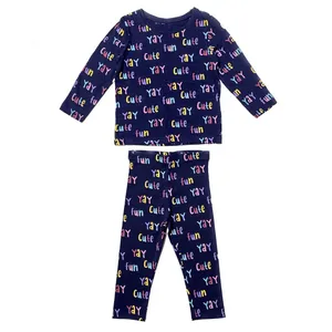 ست تیشرت آستین بلند و شلوار دخترانه مدل رنگین کمان