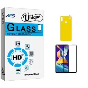AFS Unique Glass Matt Ceramics Screen Protector For Samsung Galaxy M11 With Back Protector