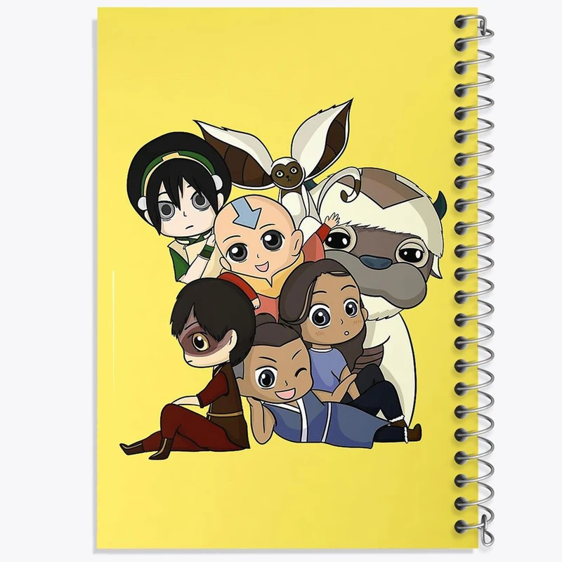 دفتر شطرنجی 50 برگ خندالو طرح انیمه آواتار Avatar کد 10061