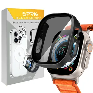 Sprig DG Privacy Cover For Apple Watch Ultra 49mm / Ultra 2 49mm with screen protector