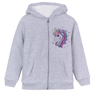 سویشرت دخترانه مدل تک شاخ کد F123