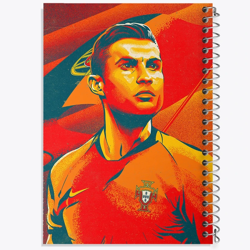 دفتر نقاشی 50 برگ خندالو طرح کریستیانو رونالدو کد F200